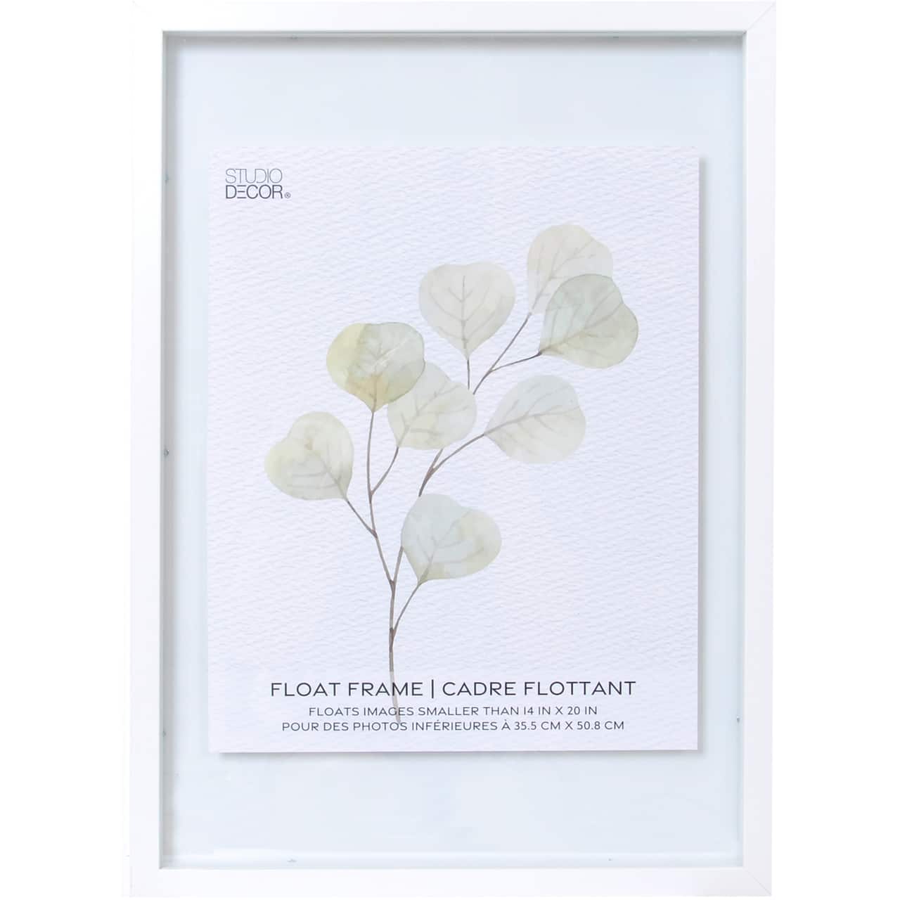 White Float Frame by Studio D&#xE9;cor&#xAE;
